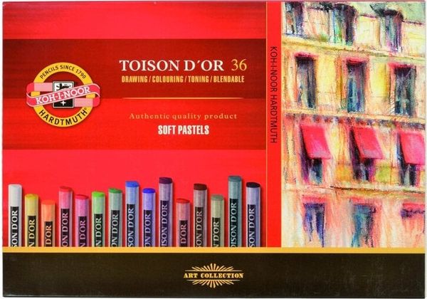 KOH-I-NOOR KOH-I-NOOR Toison D'or Set of Soft Pastels Komplet suhih pastelov 36 kosov