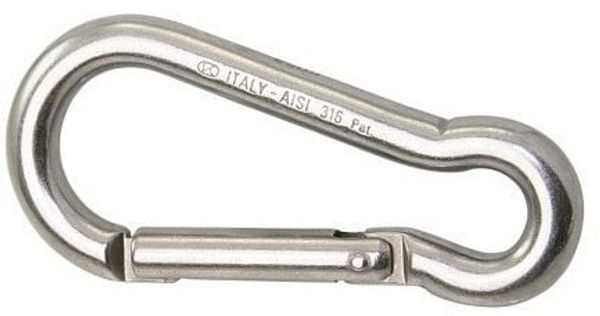 Kong Kong Carbine Hook Stainless Steel AISI316 Key-Lock 11 mm