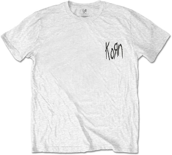 Korn Korn Majica Scratched Type Unisex White M