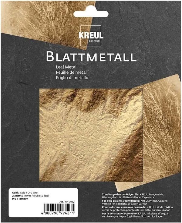 Kreul Kreul 99421 Kovinske rezine Gold 140 x 140 mm 25 kosov