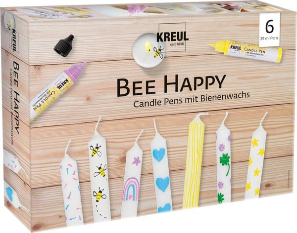 Kreul Kreul Candle Pen Bee Happy Set Kartuša za nalivno pero 6 kos.