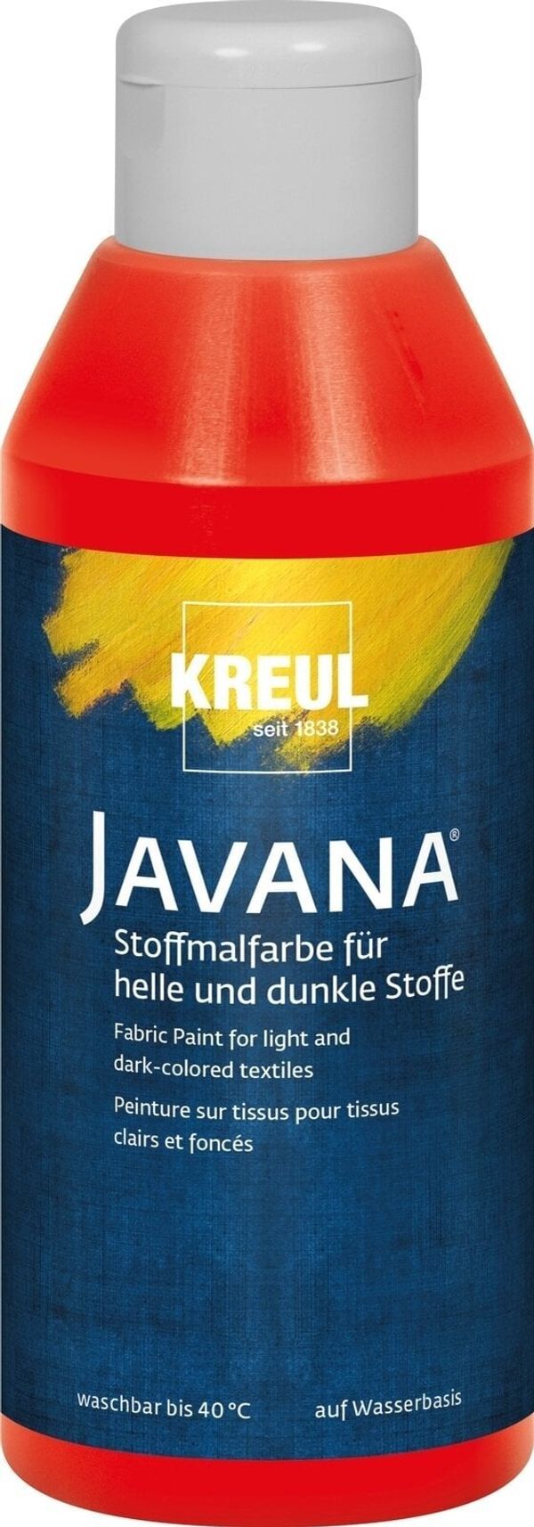 Kreul Kreul Javana Barva za tkanine Red 250 ml 1 kos