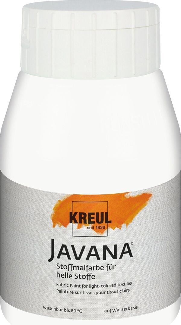 Kreul Kreul Javana Barva za tkanine White 500 ml 1 kos