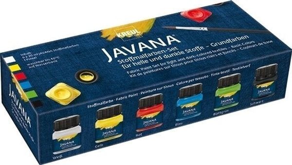 Kreul Kreul Javana Set barv za tekstil 6 x 20 ml