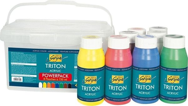 Kreul Kreul Solo Goya Triton Set akrilnih barv 8 x 750 ml