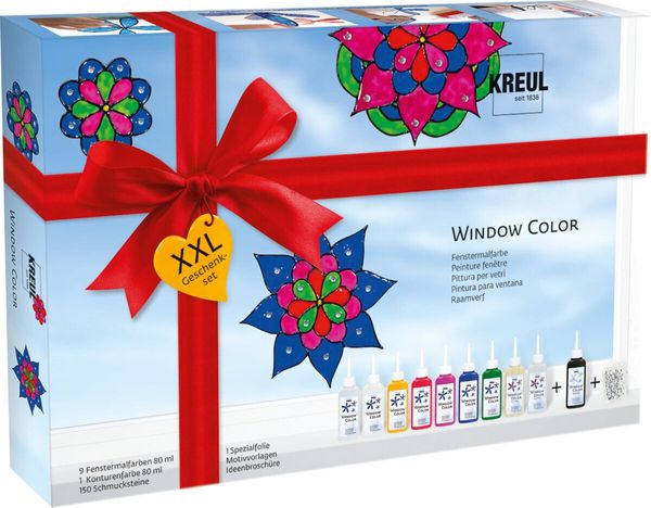 Kreul Kreul Window Color XXL Set steklenih barv 80 ml