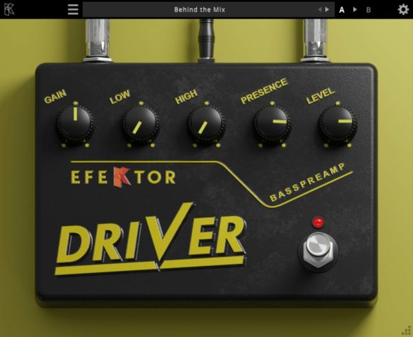 KUASSA KUASSA Efektor Bass Driver Preamp (Digitalni izdelek)