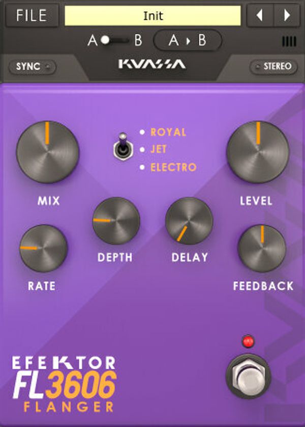 KUASSA KUASSA Efektor FL3606 Flanger (Digitalni izdelek)