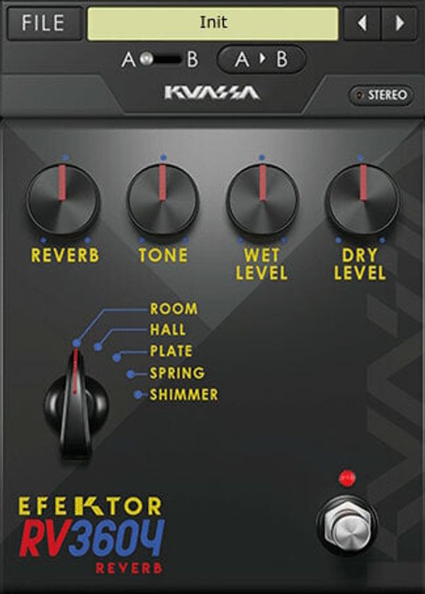 KUASSA KUASSA Efektor RV3604 Reverb (Digitalni izdelek)