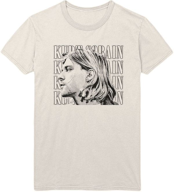 Kurt Cobain Kurt Cobain Majica Contrast Profile Unisex Natural XL