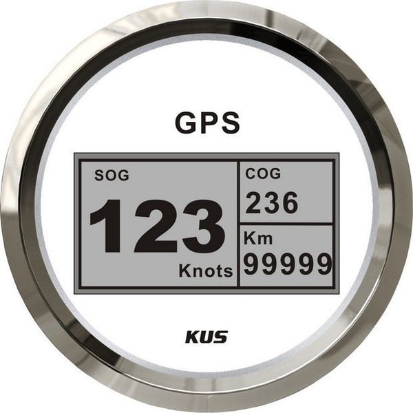 Kus Kus GPS Digital Speedometer White