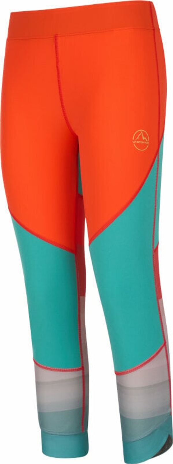 La Sportiva La Sportiva Sensation Leggings W Cherry Tomato/Lagoon M Termo spodnje perilo