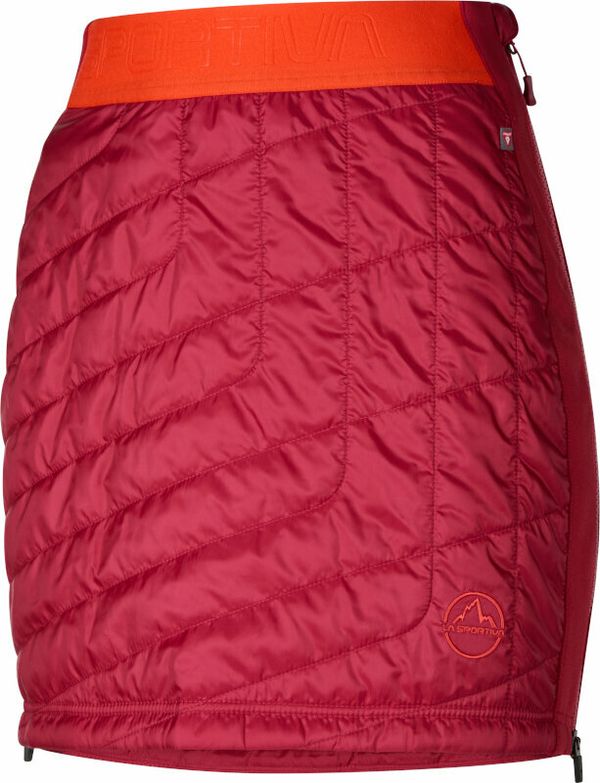 La Sportiva La Sportiva Warm Up Primaloft Skirt W Velvet/Cherry Tomato L Kratke hlače na prostem