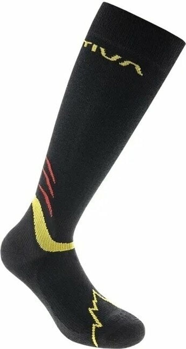 La Sportiva La Sportiva Winter Socks Black/Yellow S Nogavice