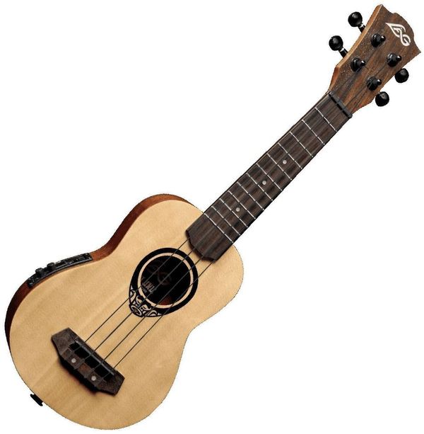 LAG LAG BABY-TKU-150 Tiki Natural Satin Soprano ukulele