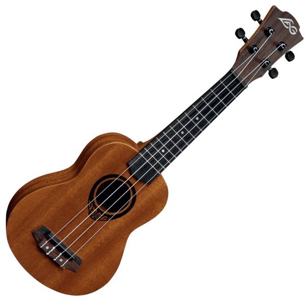 LAG LAG TKU-10S Tiki Soprano ukulele Natural