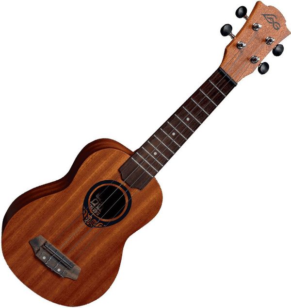 LAG LAG TKU-8S Tiki Soprano ukulele Natural Satin