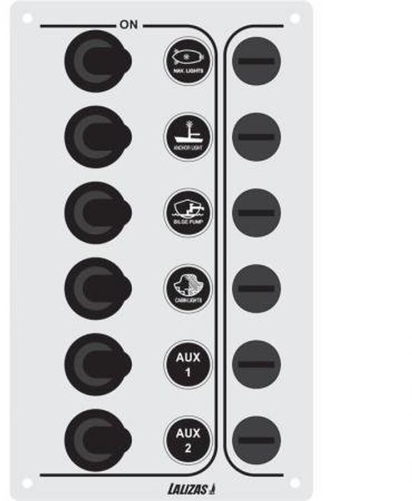 Lalizas Lalizas Switch Panel SP6 Economy