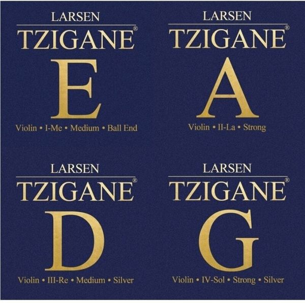 Larsen Larsen Tzigane violin SET, E ball end