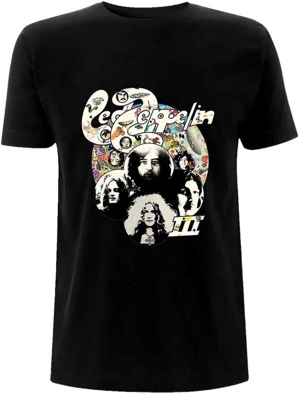 Led Zeppelin Led Zeppelin Majica Photo III Unisex Black 2XL