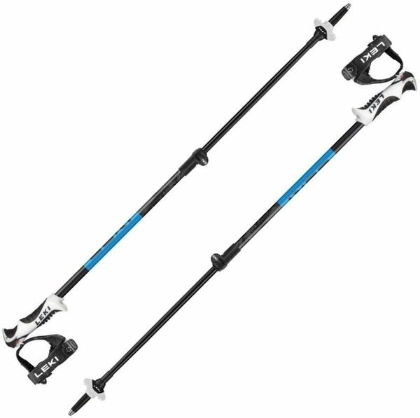 Leki Leki Drifter Vario S Black/Cyan/Dark Anthracite 90 - 120 cm Smučarske palice