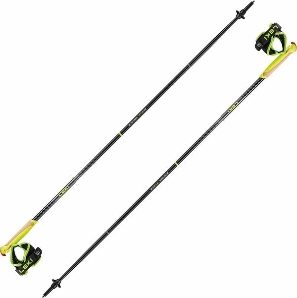 Leki Leki Evotrail FX.One TA Black/Neonyellow/Dark Anthracite 125 Palice za tek na smučeh