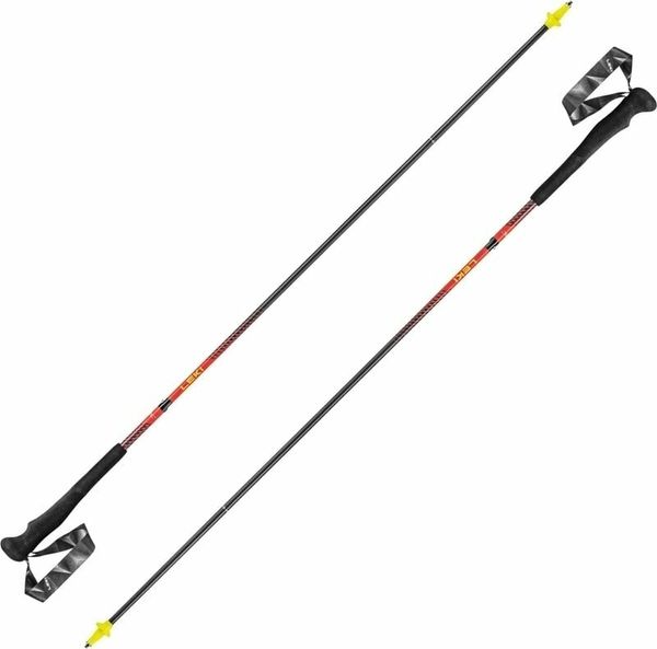 Leki Leki Neotrail FX.One Superlite Bright Red/Neonyellow/Naturalcarbon 130 Palice za tek na smučeh