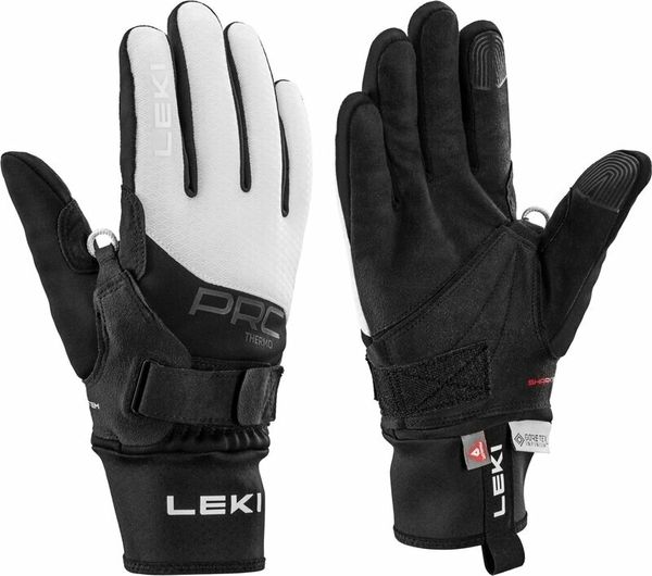 Leki Leki PRC ThermoPlus Shark Women Black/White 7 Smučarske rokavice