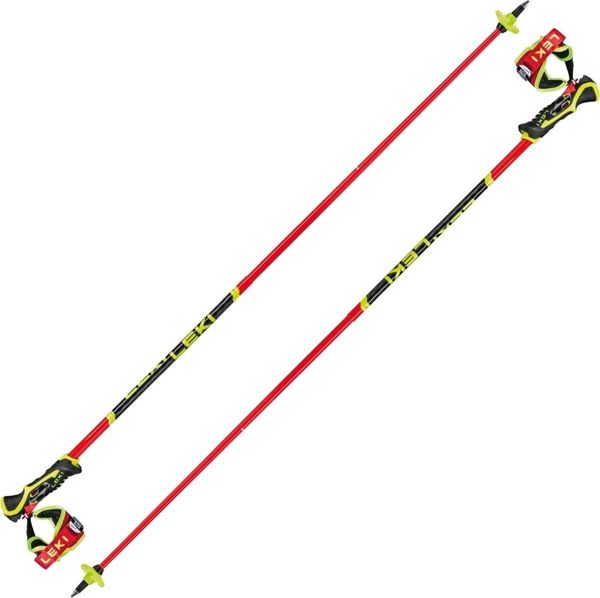 Leki Leki Venom SL 3D Bright Red/Black/Neonyellow 115 cm Smučarske palice