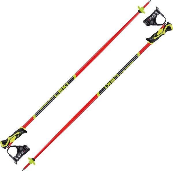 Leki Leki WCR Lite SL 3D Bright Red/Black/Neonyellow 100 cm Smučarske palice