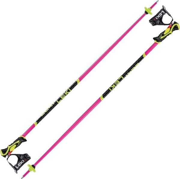 Leki Leki WCR Lite SL 3D Neonpink/Black/Neonyellow 100 cm Smučarske palice