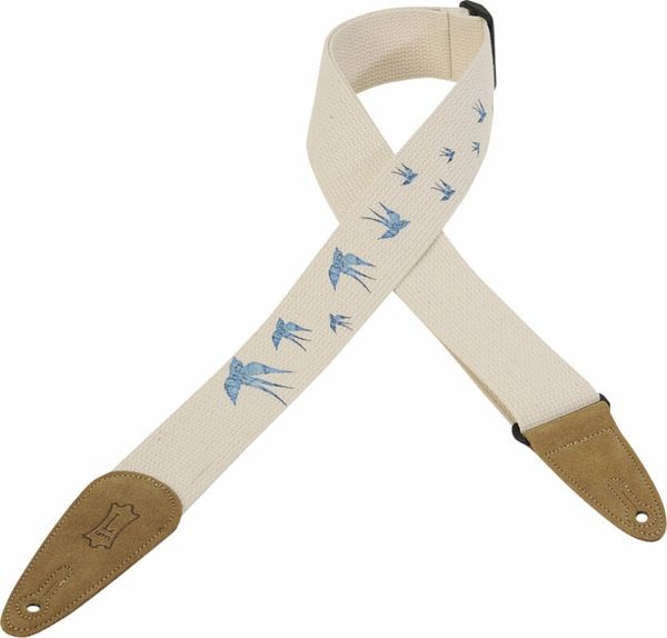 Levys Levys MC8U-006 Print Series 2" Cotton Guitar Strap Swallow