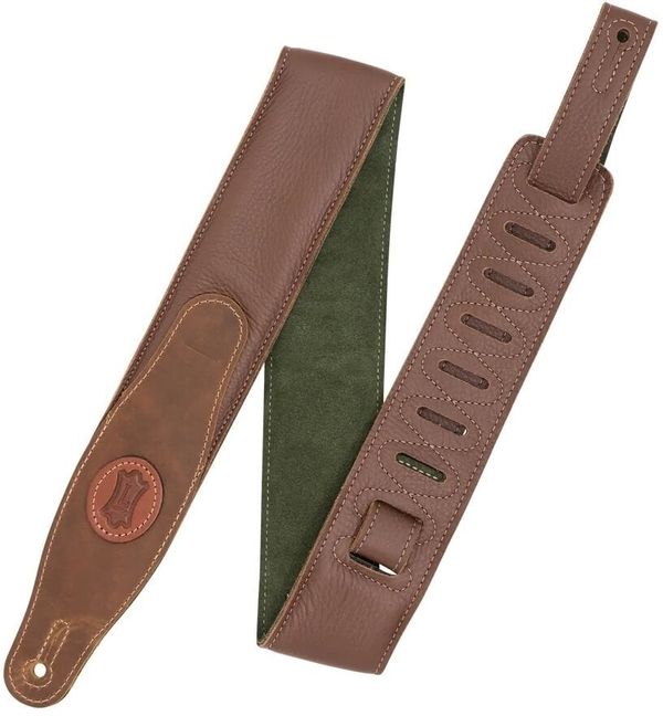 Levys Levys MGS80CS-BRN-GRN Usijni kitarski pas Brown & Green