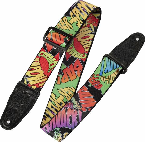 Levys Levys MPD2-036 Print Series 2" Polyester Guitar Strap Comic