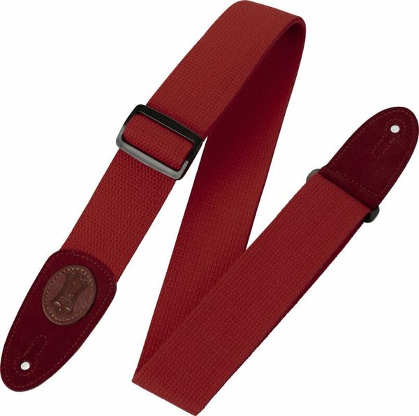 Levys Levys MSSC8-RED Classics Series 2" Signature Series Cotton Guitar Strap Red