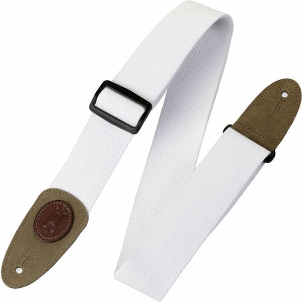 Levys Levys MSSC8-WHT Classics Series 2" Signature Series Cotton Guitar Strap White