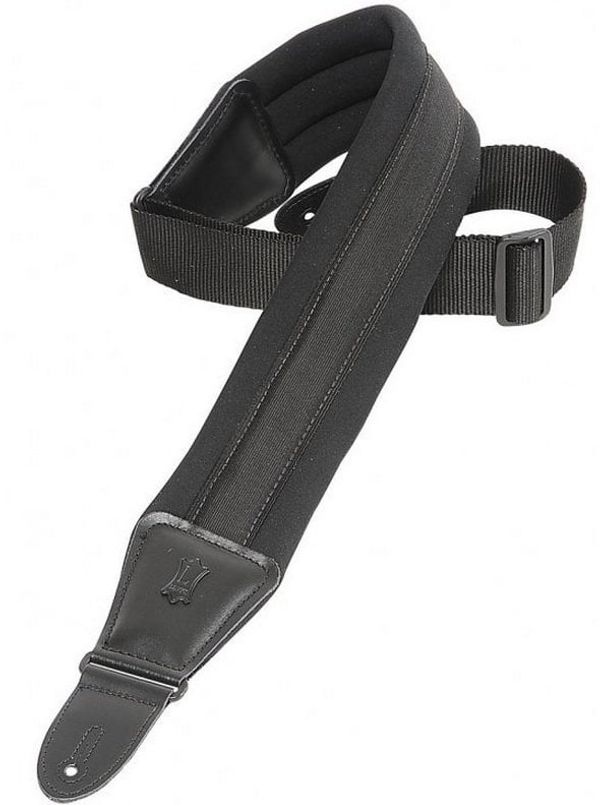 Levys Levys PM48NP3 Ultra Comfort Guitar Strap, Black