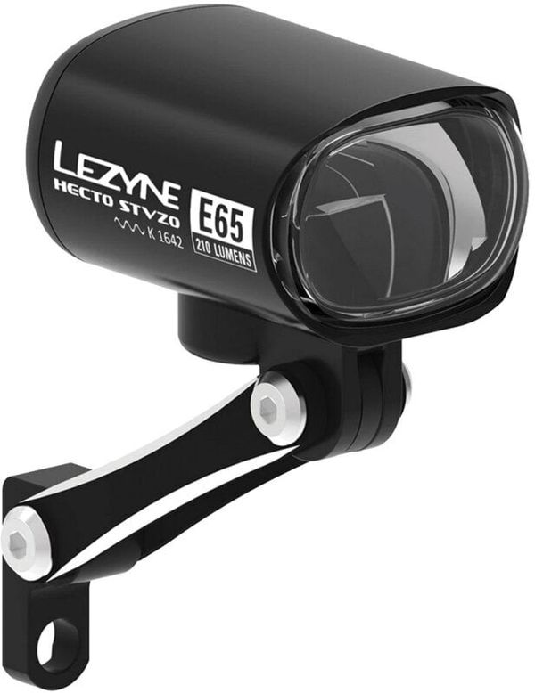 Lezyne Lezyne Ebike Hecto StVZO E65 210 lm Black Kolesarska luč