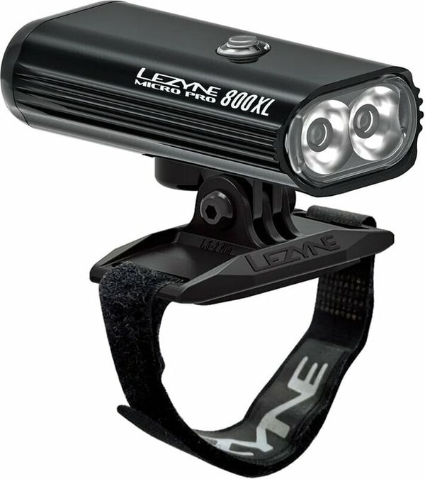 Lezyne Lezyne Helmet Micro Drive Pro 800XL 800 lm Black/Hi Gloss Kolesarska luč
