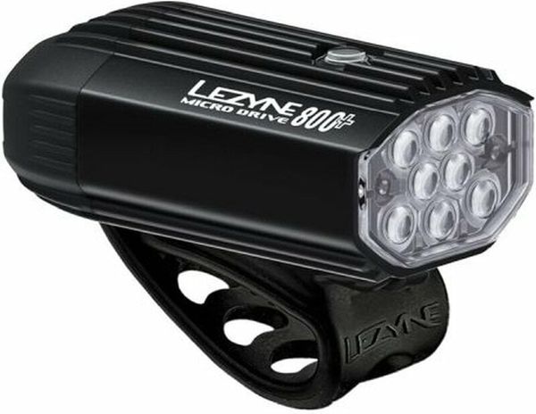 Lezyne Lezyne Micro Drive 800+ Front 800 lm Satin Black Spredaj Kolesarska luč