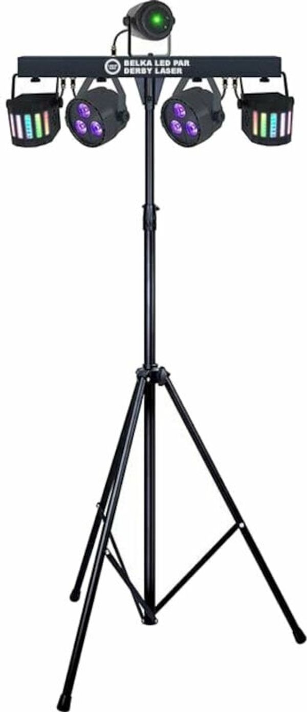 Light4Me Light4Me T-BAR LED PAR DERBY LASER