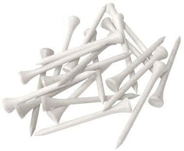 Longridge Longridge Wooden Tees 69 mm White 1000 pcs