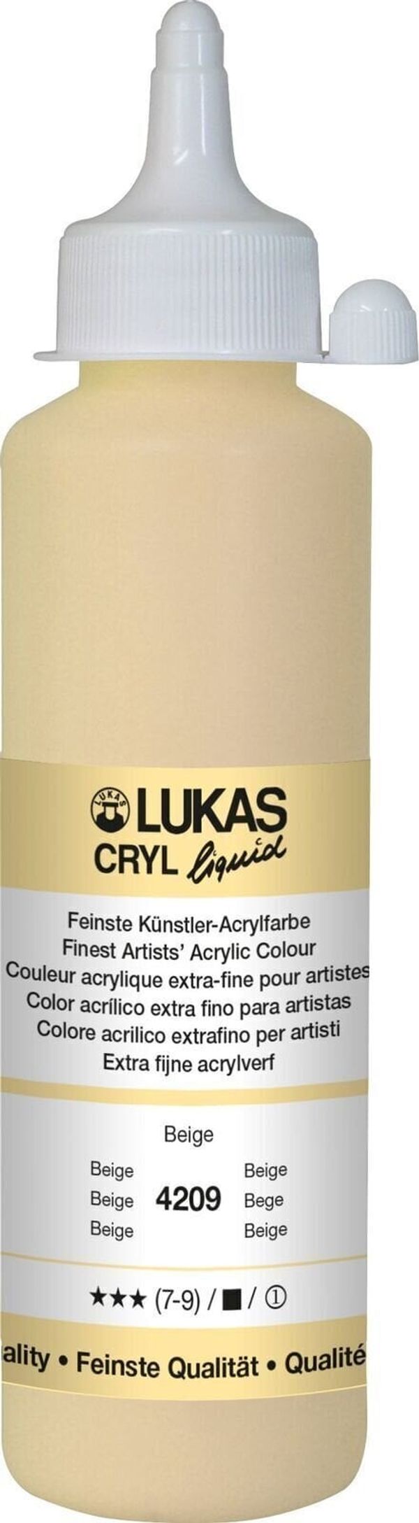 Lukas Lukas Cryl Liquid Akrilna barva Beige 250 ml 1 kos