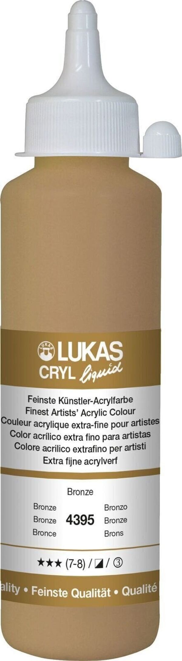 Lukas Lukas Cryl Liquid Akrilna barva Bronze 250 ml 1 kos