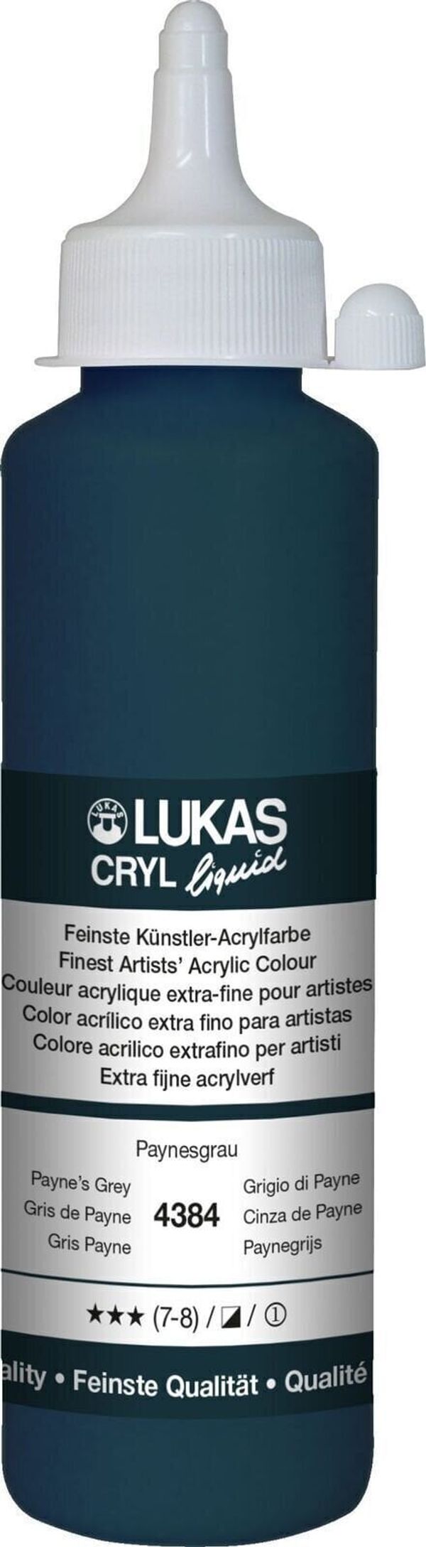 Lukas Lukas Cryl Liquid Akrilna barva Payne's Grey 250 ml 1 kos