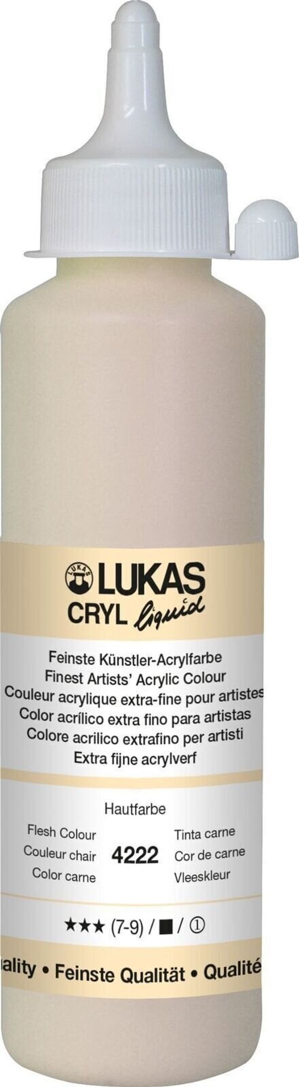 Lukas Lukas Cryl Liquid Akrilna barva Peach Pink 250 ml 1 kos