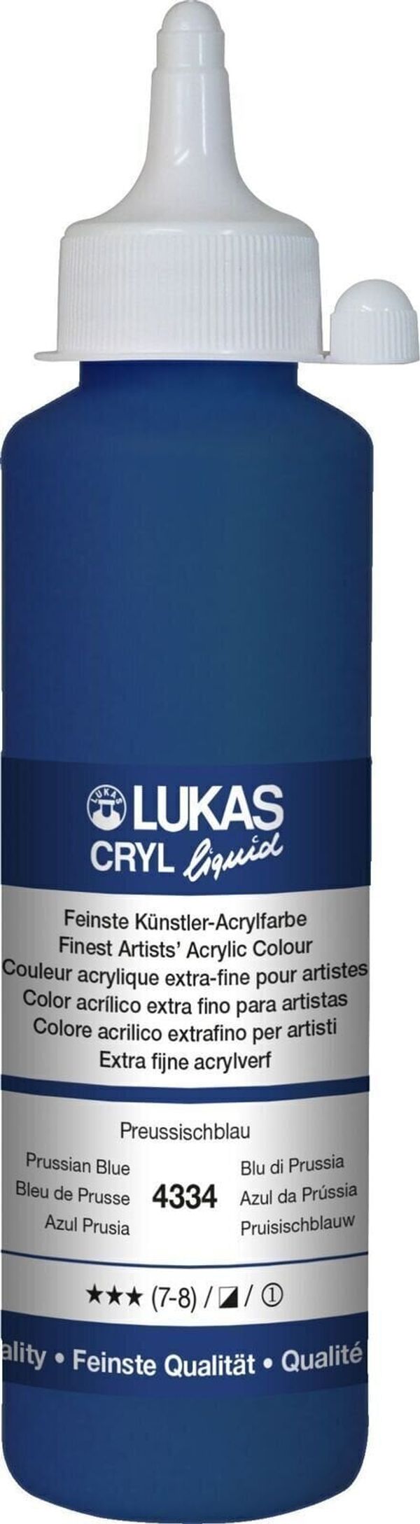 Lukas Lukas Cryl Liquid Akrilna barva Prussian Blue 250 ml 1 kos