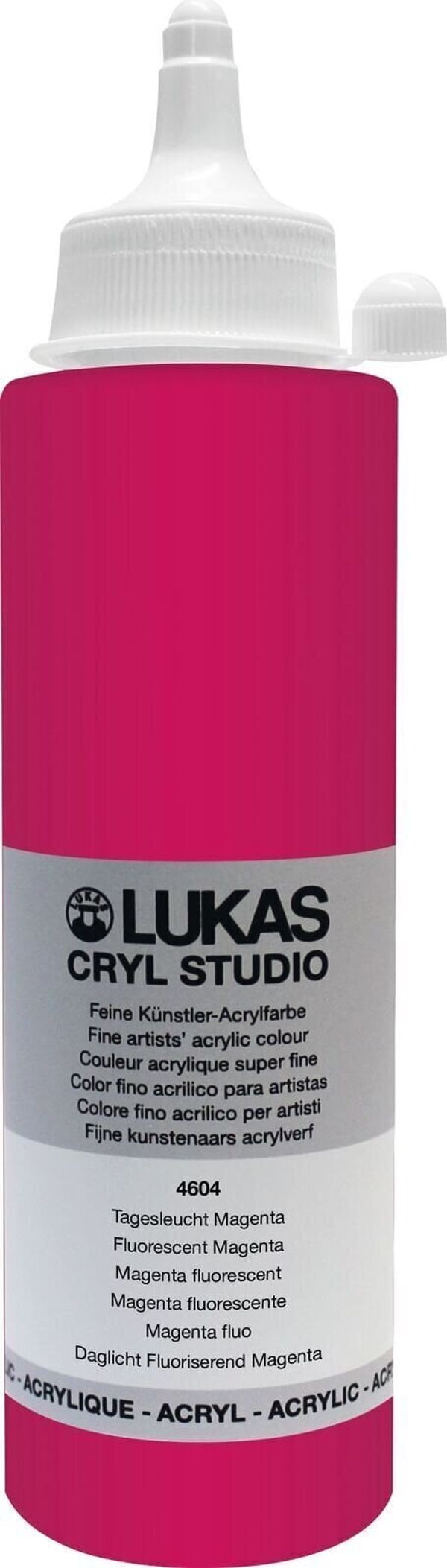 Lukas Lukas Cryl Studio Akrilna barva Fluorescent Magenta 250 ml 1 kos