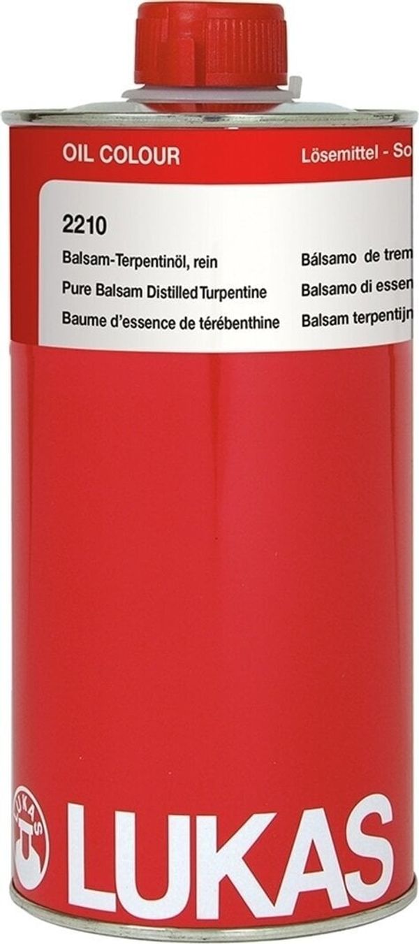 Lukas Lukas Oil Medium Metal Bottle Pure Balsam Distilled Turpentine 1 L