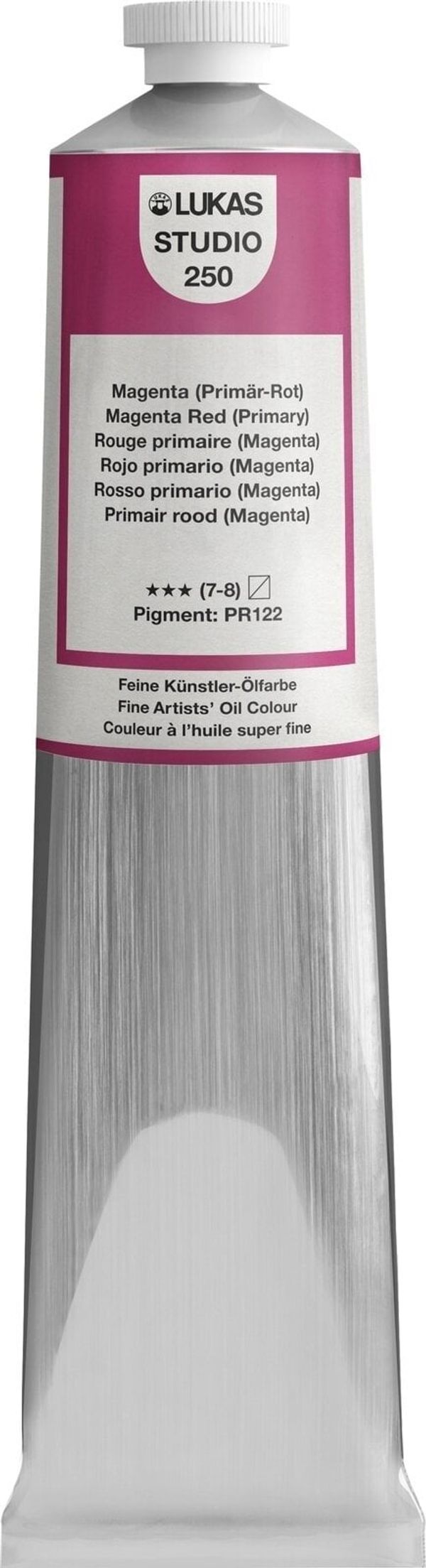 Lukas Lukas Studio Aluminium Tube Oljna barva Magenta Red (Primary) 200 ml 1 kos